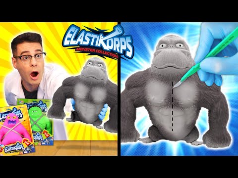 Abro el GORILA GIGANTE ELÁSTICO ✂️ ¿Qué Hay Dentro?