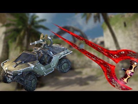 EXPIRMENT Glowing 1000 degree ENGRY SWORD VS WARTHOG AND GHOST MUST SEE