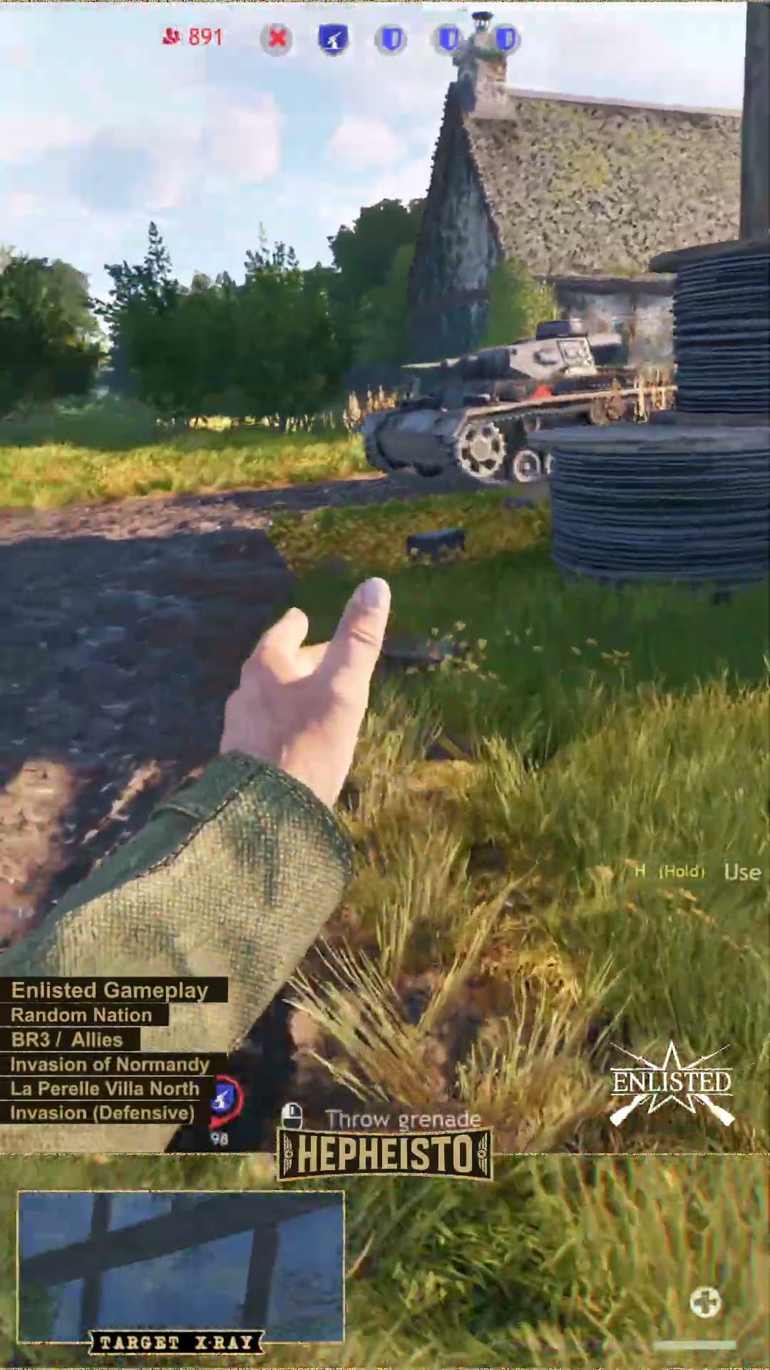 Engineer eliminates Panzer III j with Explosion Pack