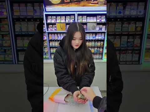 расплатился монетами в корейском магазине 🇰🇷