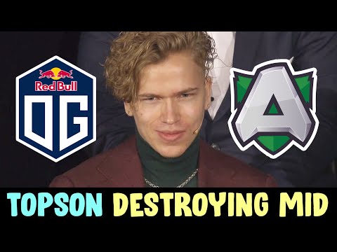 OG vs ALLIANCE — how Topson OUTPLAYED mid on Monkey King