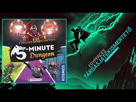Egyperces társasjátékismertető | #23. 5-Minute Dungeon - Game-Obscura