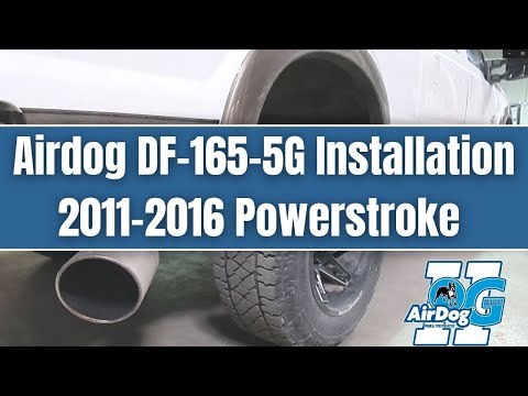 2011-2016 Powerstroke Airdog DF-165-5G Installation
