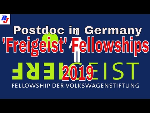 'Freigeist' Fellowships 2019 | Postdoc in Germany | Researchersjob
