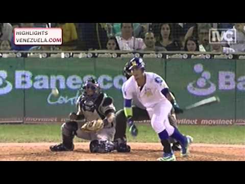 Highlights LVBP 03/01/2016 - Leones del Caracas vs Navegantes del Magallanes