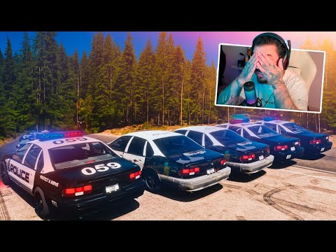 HIGHWAY DRIVE WITH POLICE CARS - FORZA HORIZON 5 - GAMEPLAY