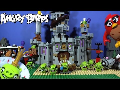 Vidéo LEGO Angry Birds 75826 : Le château du roi cochon