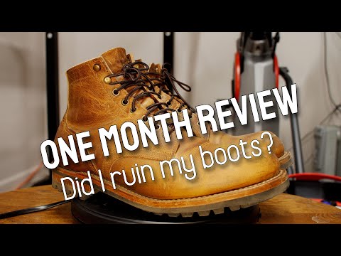 Truman Boot Co. Natural Cypress boots 1 Month Review