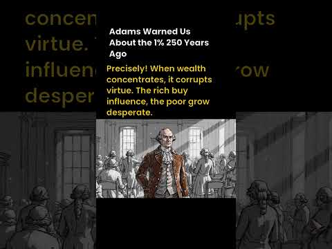 Adams Warned Us About the 1% 250 Years Ago #Shorts #history #inequality #historyfacts