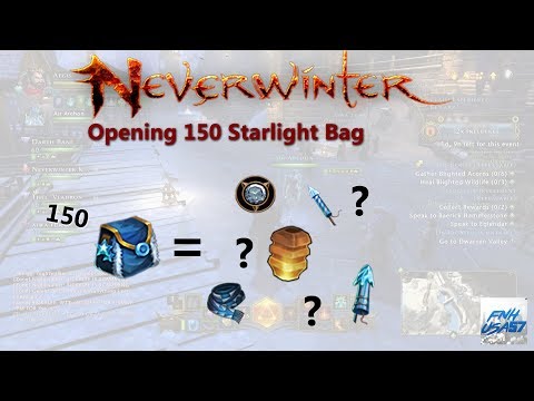 Neverwinter: Opening 150 Starlight Bag