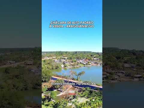 CHÁCARA DE ALTO PADRÃO À VENDA – ARAGOIÂNIA/GO #chácaraavenda #lazer #goiânia