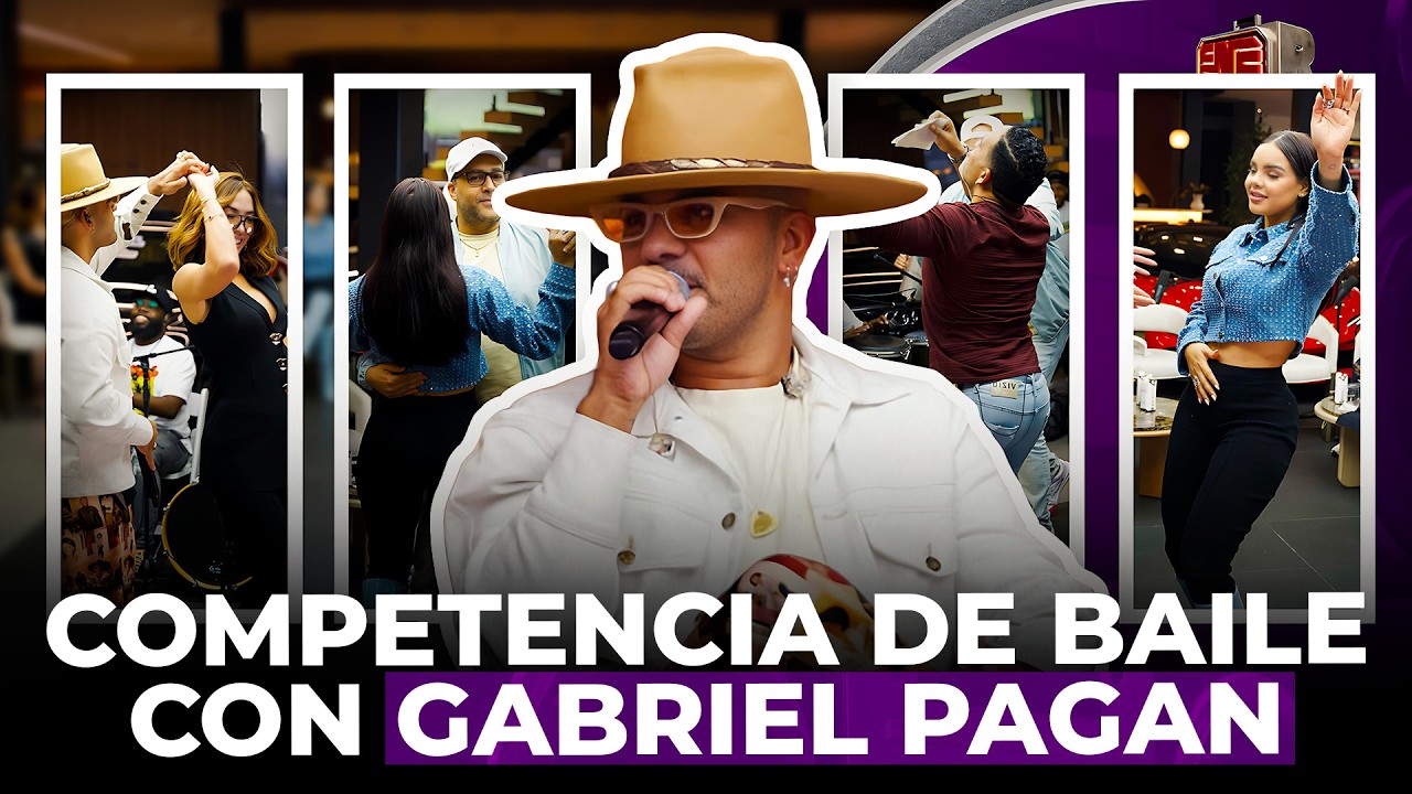 COMPETENCIA DE BAILE CON GABRIEL PAGAN EN PLENO CONCIERTO EN CLEANER STUDIO