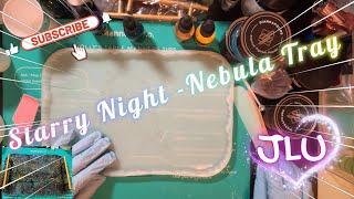 Resin Project - Trusting the Process to Get a Starry Night Nebula Pour🌃💫