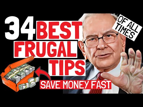 34 FRUGAL LIVING TIPS That REALLY WORK 👍 Warren Buffett's Saving Money Habits