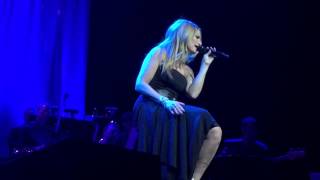 Idina Menzel talking and singing River in Atlantic City