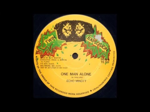 Echo Minott ‎- One Man Alone