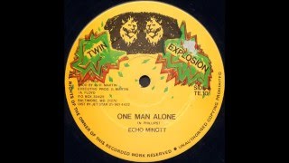 Echo Minott ‎- One Man Alone