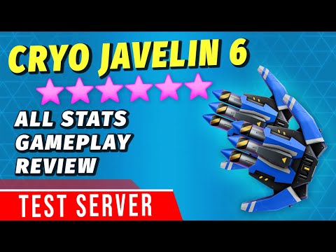 Max Upgrade Cryo Javelin 6 Review and Gameplay from the Test Server! | Mech Arena