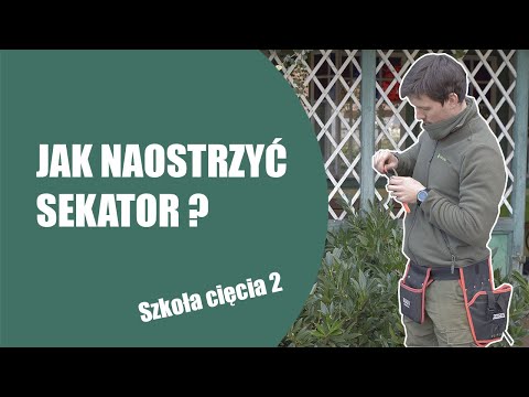 jak naostrzyć sekator ogrodowy? / szkoła cięcia #2