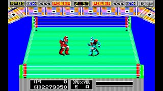 Sharp X1 Game: Robo Wres 2001 (1986 Micronet)