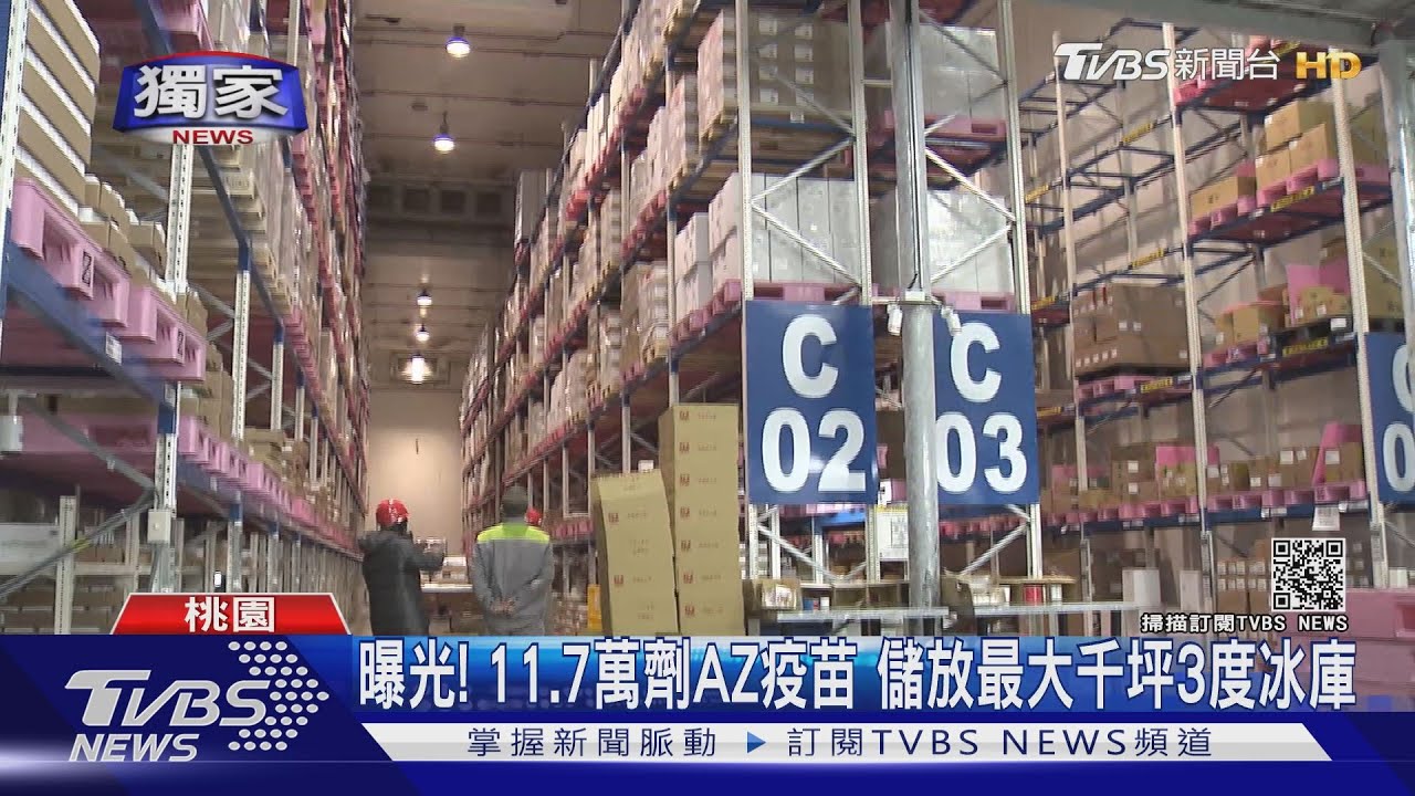 曝光!11.7萬劑AZ疫苗 儲放最大千坪3度冰庫