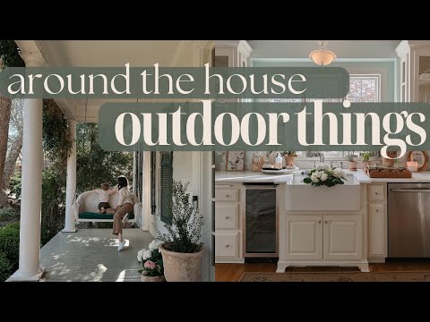 Outdoor Things Around the House | a spring vlog