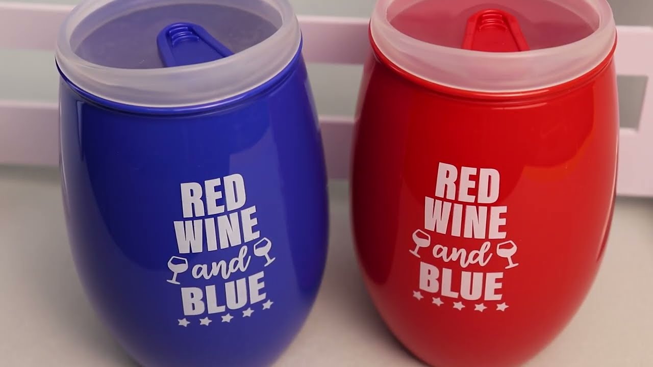 16 oz. Tumbler Stemless Wine Glasses