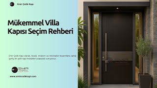 ✅ Mükemmel Villa Kapısı Seçim Rehberi #celikkapi #villakapisi #interiordesign #h