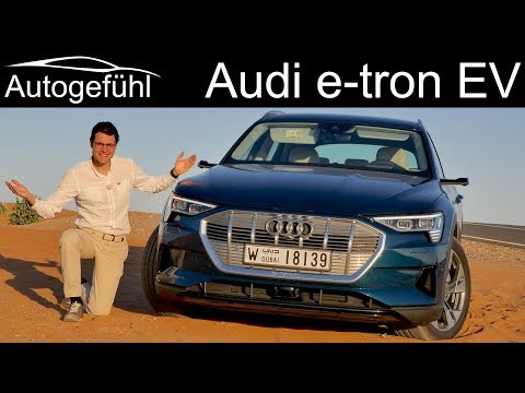 Audi e-tron FULL REVIEW etron EV road driving range vs offroad vs recuperation comparison