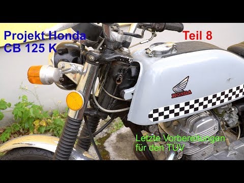 Projekt Honda Teil 8 - Vorbereitungen für den TÜV