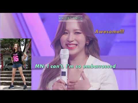 TWICE reaction to predebut MINA