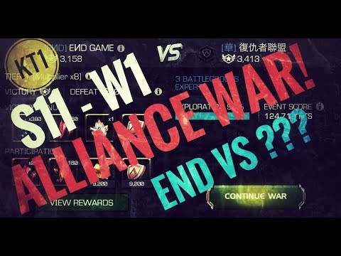 Amazing Alliance War! S11 W1 END Vs ??? - Lets Start That Season Up!