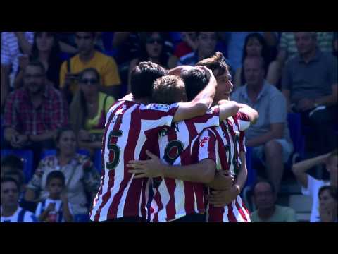 Gol de Aduriz (3-3) en el  RCD Espanyol - Athletic de Bilbao Jornada 4