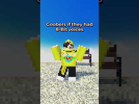 what the GOOBERS sound like as 8-bit... 💀😂 #roblox #shorts #goobers