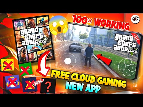 HOW TO PLAY GTA 5 FOR FREE IN MOBILE 😱 || FREE CLOUD GAMING APP 🔥 || REDWAR