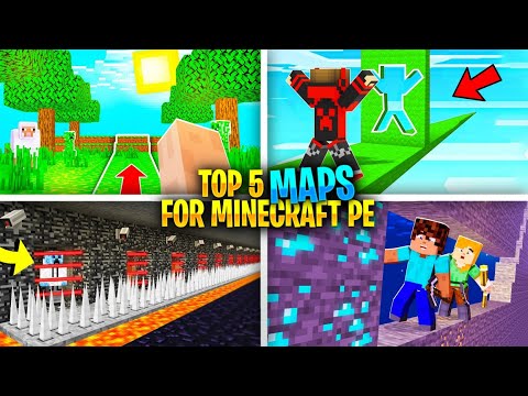 Top 5 best Maps For Minecraft Pe | Minecraft Pe Map | Map for Minecraft Pe