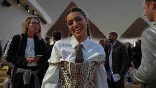 What Are People Wearing? Egypt DIOR Fall Show