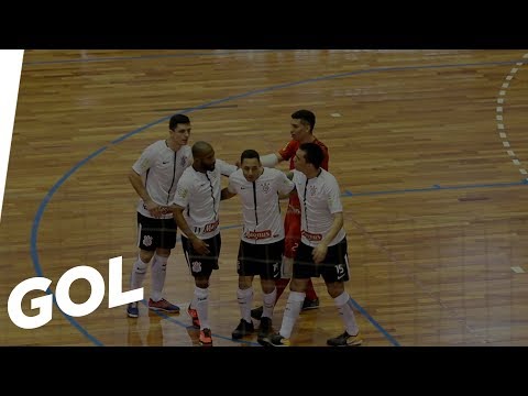 Gol - Corinthians 1x0 Santo André - Liga Paulista de Futsal