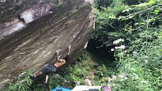 Video thumbnail of Bad Ass, 8a. Val Masino