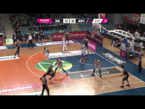#PucharPLK Asseco Gdynia - Stelmet BC Zielona Góra (skrót ćwierćfinału)