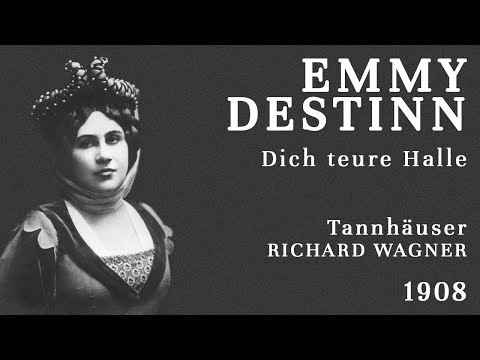 Emmy Destinn - Dich teure halle [Tannhäuser] - 1908