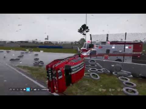 FailRace vs The Community: Crazy BMW driver pit manuvers me and pushes me into a wall.