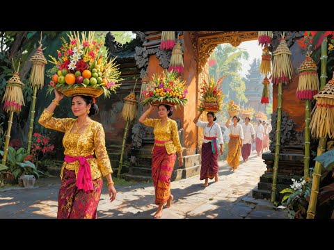Galungan and Kuningan, Bali🇮🇩 The Most Important Festival in Bali (4K HDR)