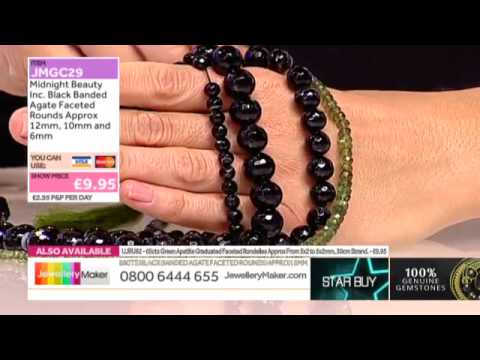 Kunzite & Amethyst Nuggets on The Late Show with Vicky Field (JewelleryMaker) LIVE 07/03/2015