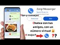 ZANGI COMO FUNCIONA TIPS /ALTERNATIVA DE WHATSAPP /NÚMERO VIRTUAL