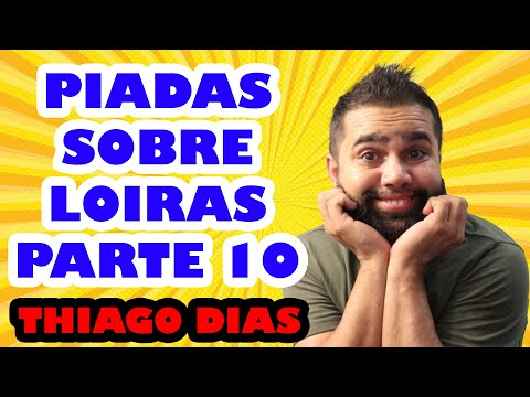 ANIMATED JOKES ABOUT BLONDES PART 10 - COMEDIAN THIAGO DIAS