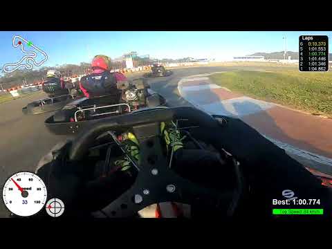 Primeiro treino em Unaí - Ferrari Kart pra sempre