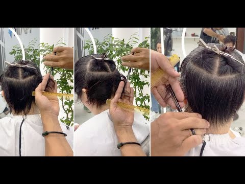 Perfect Short Pixie Layer Haircut Tutorial with Best...