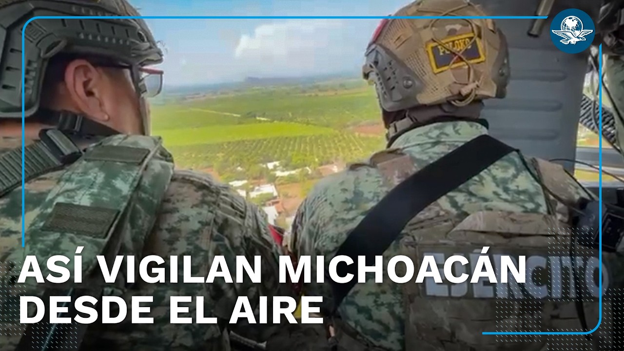 Así son los operativos aéreos contra el crimen organizado en Tierra Caliente