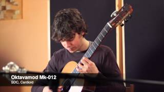Recording Classical Guitar: Oktava Mk-012 (Cardiod, Omni, MJE K47H Capsules) | Guitarise Test #1